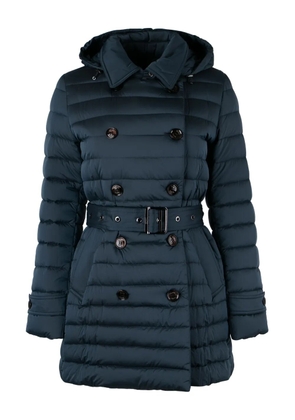 Moorer Danuja hooded coat - Blue