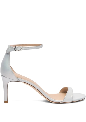Stuart Weitzman 75mm leather sandals - White