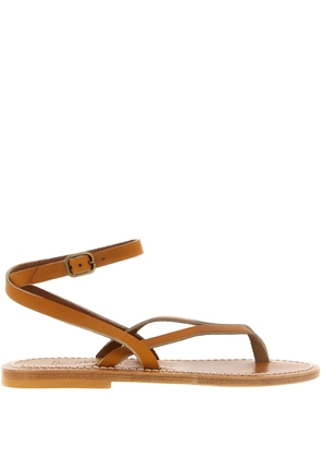 K. Jacques Smyrne leather sandals - Brown