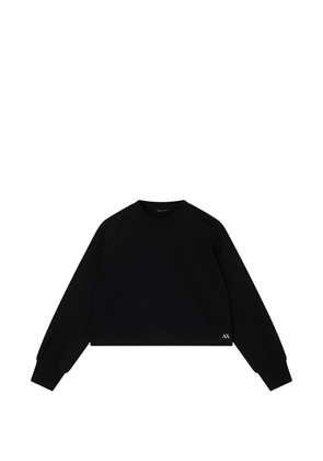 Armani Exchange cropped sweatshirt - Black