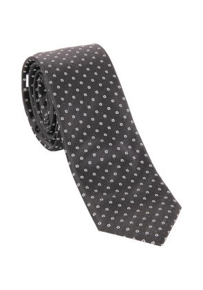 Ungaro patterned tie - Black