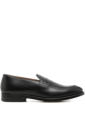 Doucal's leather loafers - Black