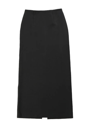 Auralee high-waisted midi skirt - Black