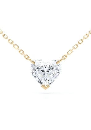 LOEV 18kt recycled yellow gold Floating Heart diamond necklace