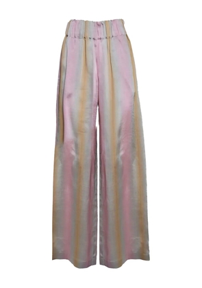 ASPESI striped wide-leg trousers - Pink