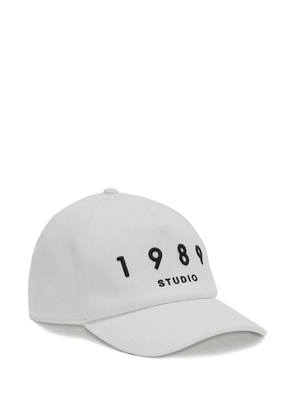 1989 STUDIO cotton baseball cap - White