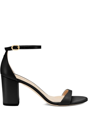 Stuart Weitzman 75mm suede sandals - Black