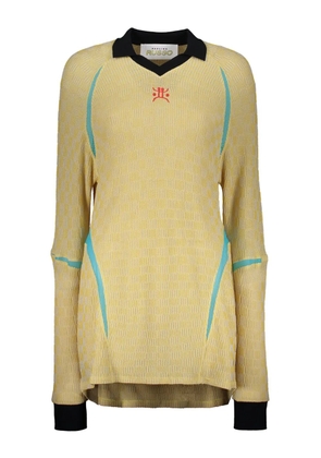 Paolina Russo knitted t-shirt - Yellow