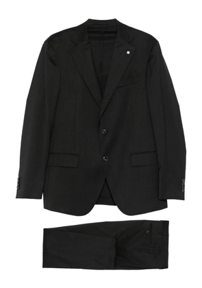 LUIGI BIANCHI MANTOVA single-breasted wool suit - Grey