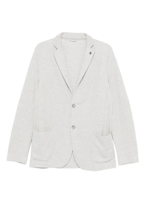 Gran Sasso linen-cotton jacket - Grey