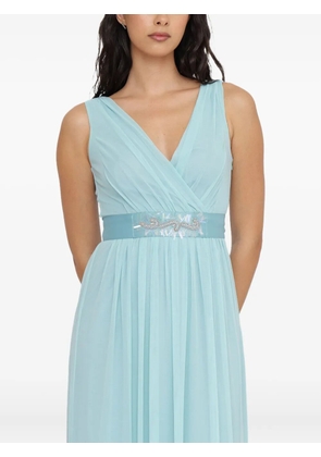 Pennyblack crystal-embellishment v-neck maxi dress - Blue