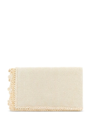 JW Anderson crochet clutch bag - White