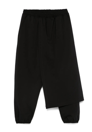 Alchemy layered cropped trousers - Black
