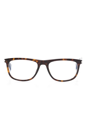 Saint Laurent Eyewear square-frame glasses - Brown