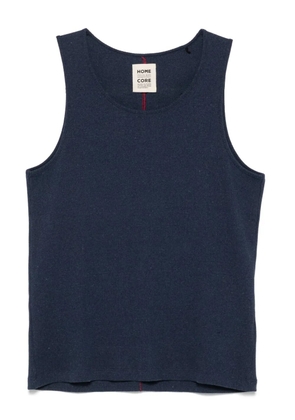 HOME CORE ribbed tank top - Blue