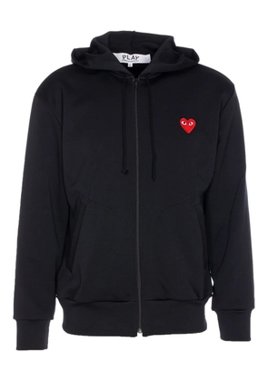 Comme Des Garçons Play heart-embroidered hoodie - Black