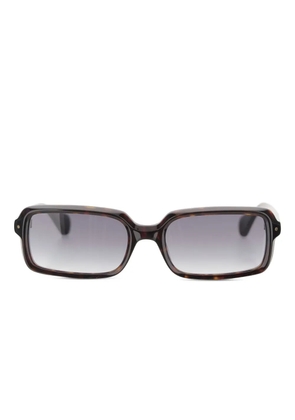 Carven rectangle-frame sunglasses - Brown