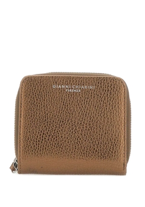 GIANNI CHIARINI zip-around logo-detail wallet - Brown