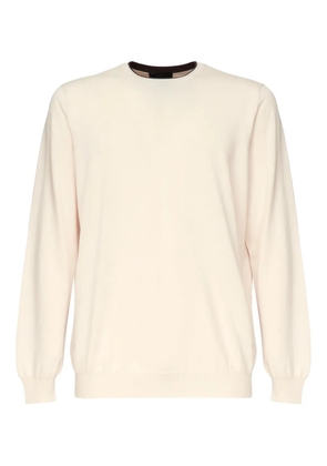 Fay round-neck sweater - Neutrals