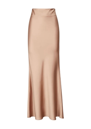 THE ANDAMANE Nemesia bias-cut midi skirt - Neutrals