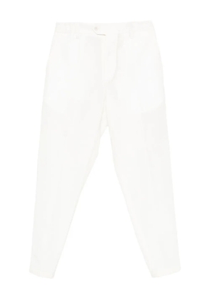 YES LONDON button-fly trousers - White