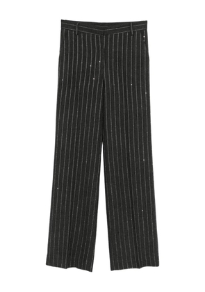 Antonelli Ponce pinstripe embellished trousers - Grey