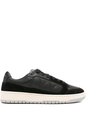 SANTHA suede-panelled sneakers - Black