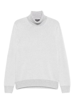 Gran Sasso ribbed-knit turtleneck sweater - Grey
