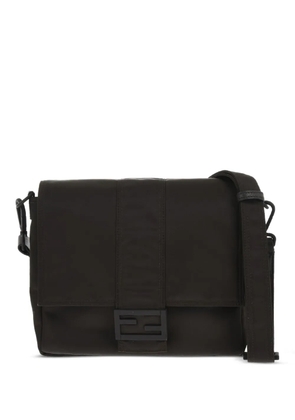 FENDI panelled messenger bag - Black