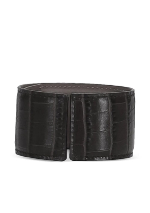 Niccolò Pasqualetti Rigid leather bracelet - Brown