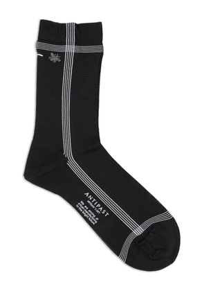 Antipast stripe-detail socks - Black