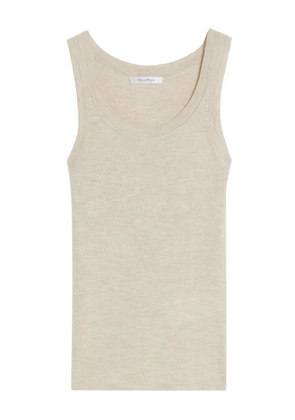 Max Mara Eliadi ribbed top - Neutrals