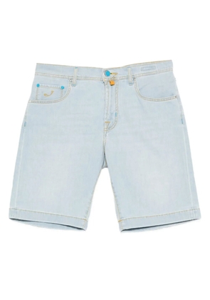 Jacob Cohën Nicolas embroidered denim shorts - Blue