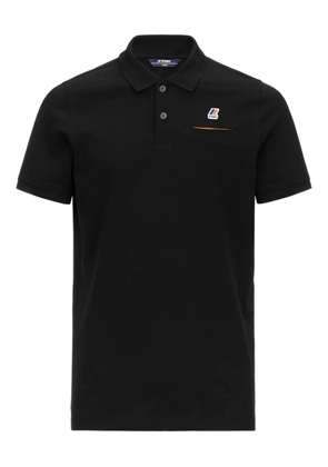 K-Way Briac pocket-detail polo shirt - Black