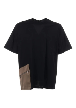 YES LONDON pocket panel T-shirt - Black