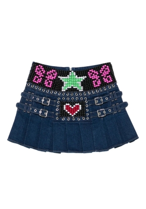 Chopova Lowena Patty mini skirt - Blue