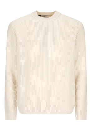 Tagliatore ribbed-knit jumper - White