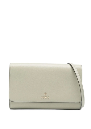 Furla leather mini clutch bag - Green