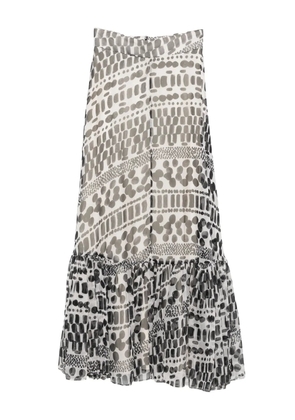 GIADA CURTI printed skirt - Black