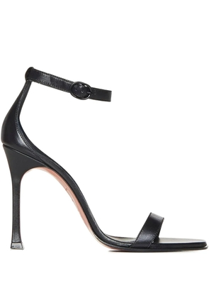 Amina Muaddi 105mm Kim strappy stiletto sandals - Black