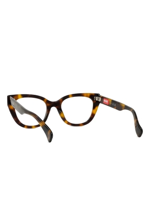 Kenzo Boke Flower tortoiseshell-effect cat-eye glasses - Brown