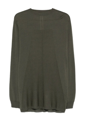 Rick Owens panelled wool jumper - Green