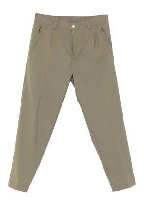 YES LONDON pleated zip-pocket trousers - Green