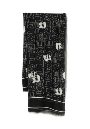 Karl Lagerfeld Ikon scarf - Black