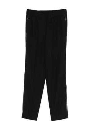 Peserico elasticated-waistband trousers - Black