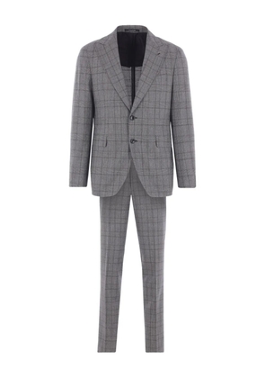 Tagliatore check-pattern suit - Grey