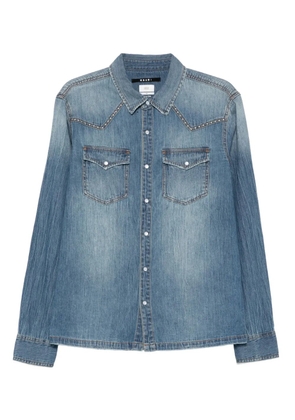 Ksubi studded denim shirt - Blue