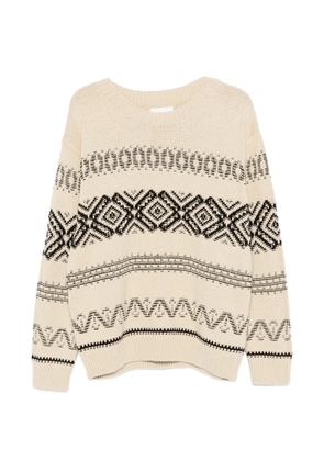 NN07 Todd 60029 long-sleeve crew neck sweater - Neutrals