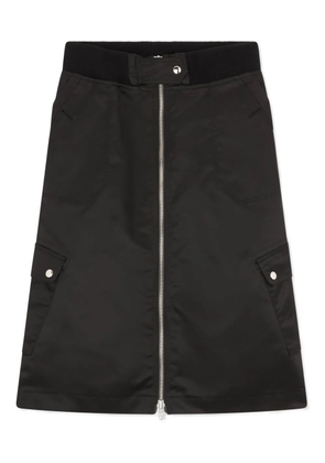 Vaquera zip-front skirt - Black