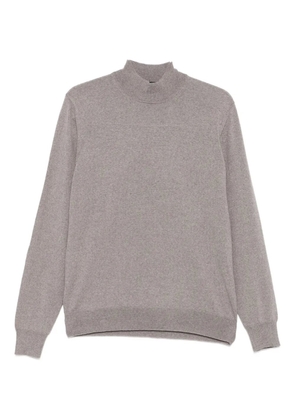 Tagliatore high-neck long-sleeve sweater - Neutrals